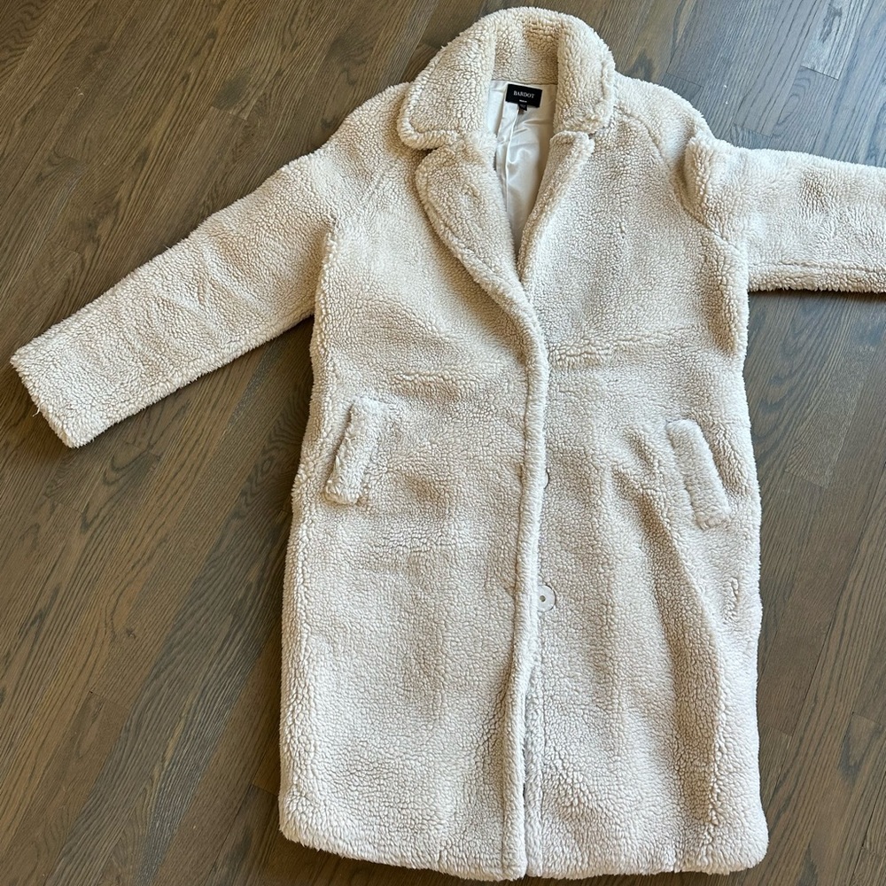 Bardot teddy coat. Super cozy worn a handful of times.